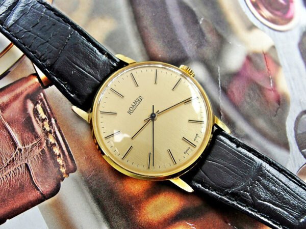 Nice and elegant Roamer watch from the 1970s - Image 4