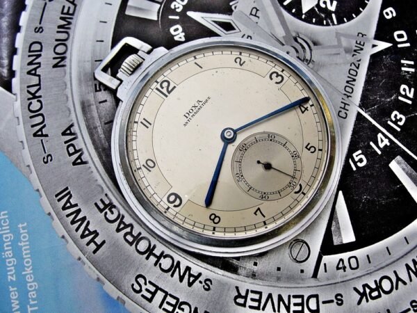 Nice art deco Doxa pocket watch from the 1930s - Image 3
