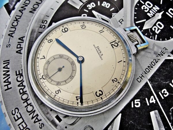 Nice art deco Doxa pocket watch from the 1930s - Image 10