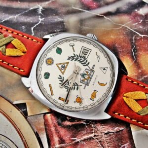 Nice automatic Masonic watch from the 1970s.