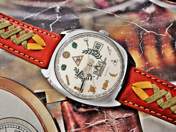 Nice automatic Masonic watch from the 1970s.