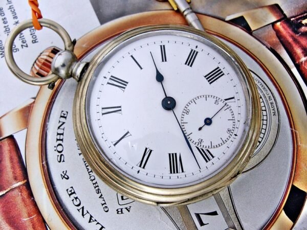 Rare G.T porcelain dial key pocket watch from the 1800s - Image 20