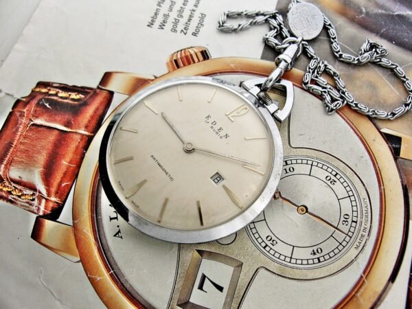 Rare Swiss Eden suit pocket watch from the 1970s. - Image 15