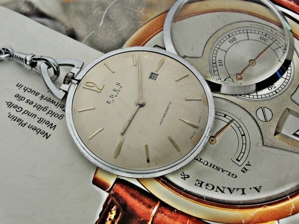 Rare Swiss Eden suit pocket watch from the 1970s. - Image 16