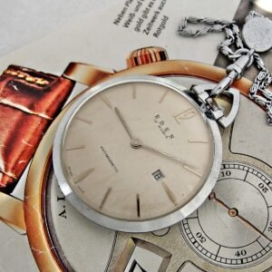 Rare Swiss Eden suit pocket watch from the 1970s.