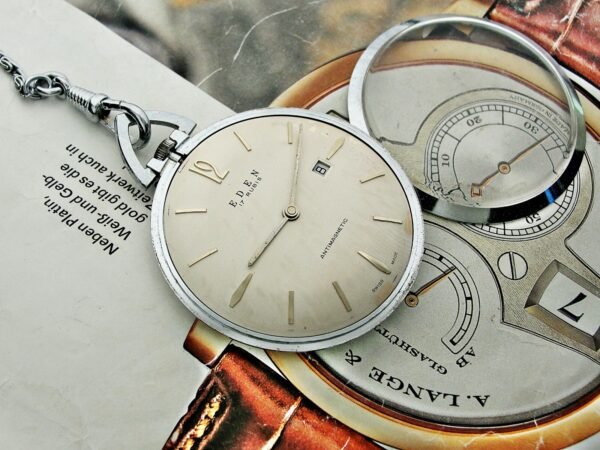 Rare Swiss Eden suit pocket watch from the 1970s. - Image 5