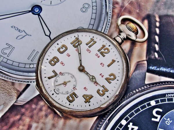 Rare, military silver pocket watch from the early 1900s - Image 15
