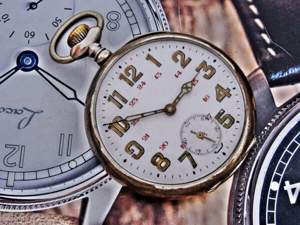 Rare, military silver pocket watch from the early 1900s - Image 4
