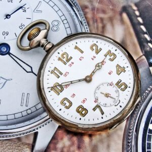 Rare, military silver pocket watch from the early 1900s