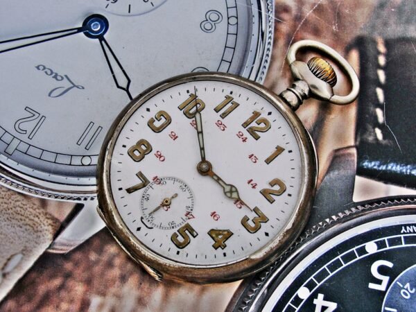 Rare, military silver pocket watch from the early 1900s - Image 5