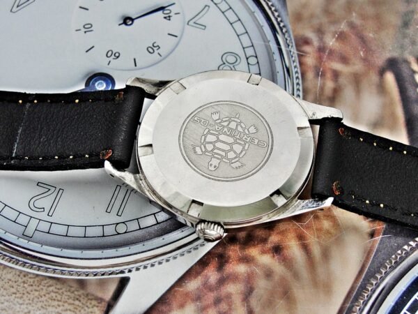 Beautiful Beautiful steel Certina DS-1 tortoise back watch from the 1960s. - Image 14
