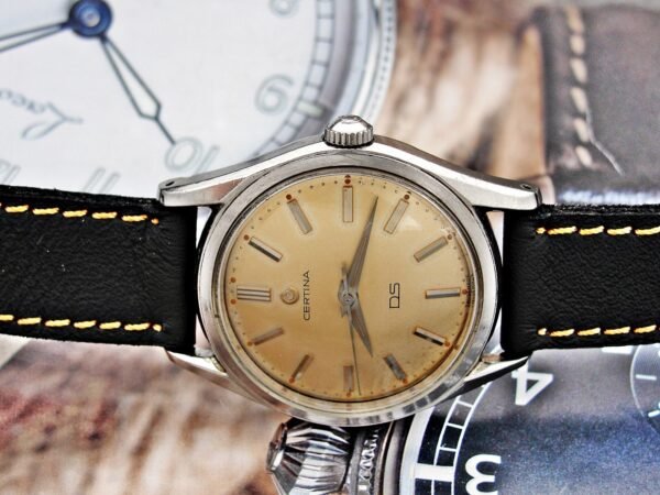 Beautiful Beautiful steel Certina DS-1 tortoise back watch from the 1960s. - Image 7