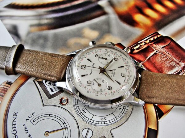 Beautiful Maridor Chronograph watch from the 1950s. - Image 12