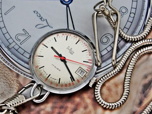 Beautiful Swiss DuBois pocket watch from the 1970s. - Image 3