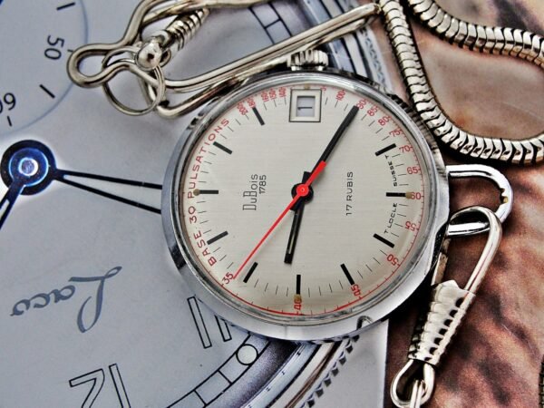 Beautiful Swiss DuBois pocket watch from the 1970s. - Image 4