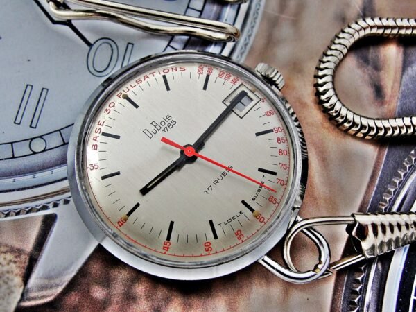Beautiful Swiss DuBois pocket watch from the 1970s. - Image 5