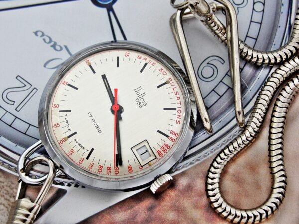 Beautiful Swiss DuBois pocket watch from the 1970s. - Image 9