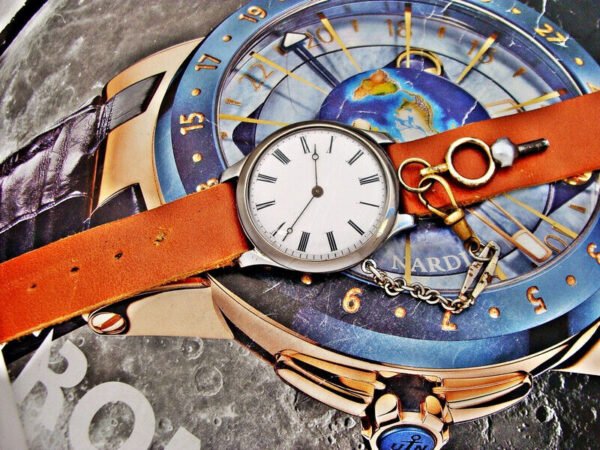 Beautiful keyed porcelain dial installation from the 1800s - Image 4