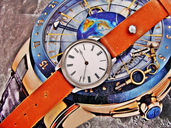 Beautiful keyed porcelain dial installation from the 1800s - Image 5
