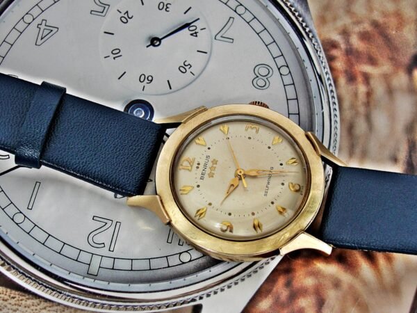 Nice Benrus Selfwinding automatic watch from the 1950s. - Image 5