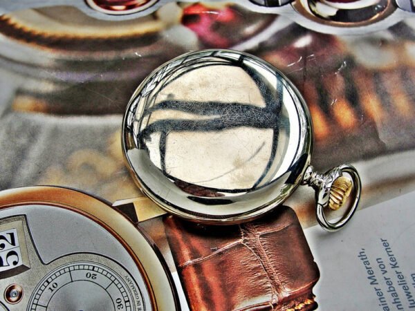 Nice Doxa pocket watch with porcelain dial from the 1920s. - Image 6