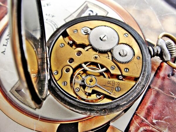 Nice iron case with porcelain dial Tissot pocket watch from the 1920s. - Image 11