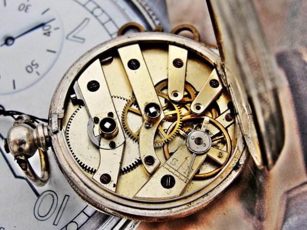 Nice keyed silver pocket watch from the 1800s - Image 13