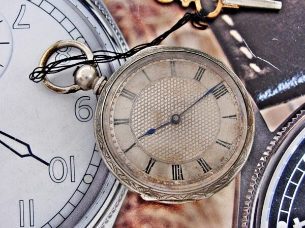 Nice keyed silver pocket watch from the 1800s - Image 3
