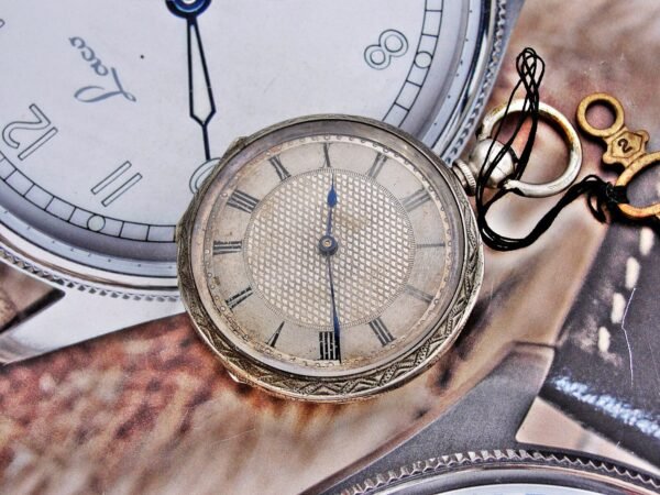 Nice keyed silver pocket watch from the 1800s - Image 4