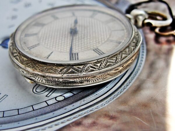 Nice keyed silver pocket watch from the 1800s - Image 7
