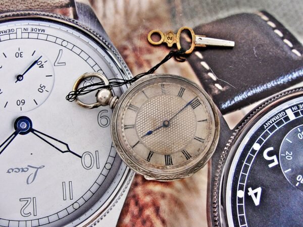 Nice keyed silver pocket watch from the 1800s