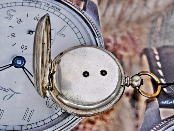 Nice keyed silver pocket watch from the 1800s - Image 9