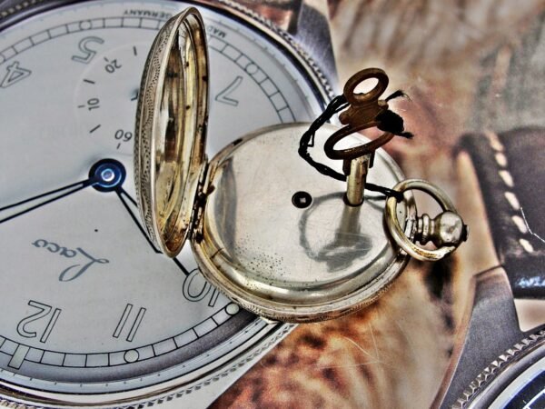 Nice keyed silver pocket watch from the 1800s - Image 10