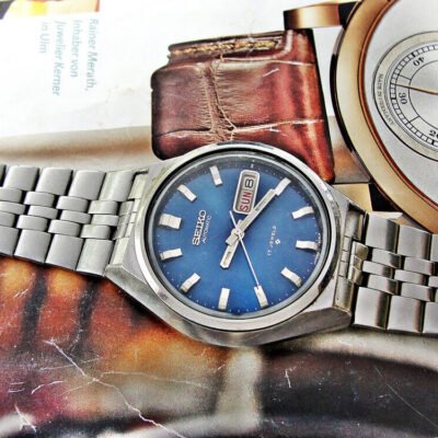 Nice steel Seiko automatic watch from the 1970s.