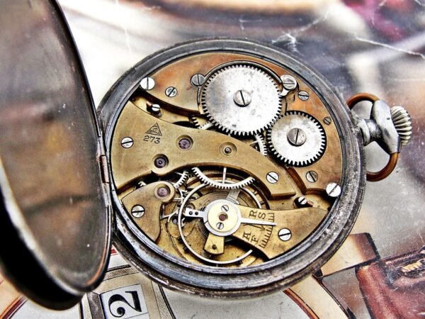 Rare Swiss Alpina iron case pocket watch from the 1920s. - Image 14