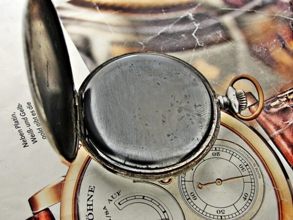 Rare Swiss Alpina iron case pocket watch from the 1920s. - Image 10