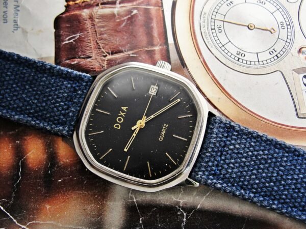 Rare Swiss Doxa Quartz watch from the 1980s. - Image 4