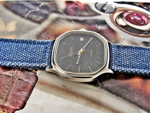 Rare Swiss Doxa Quartz watch from the 1980s.