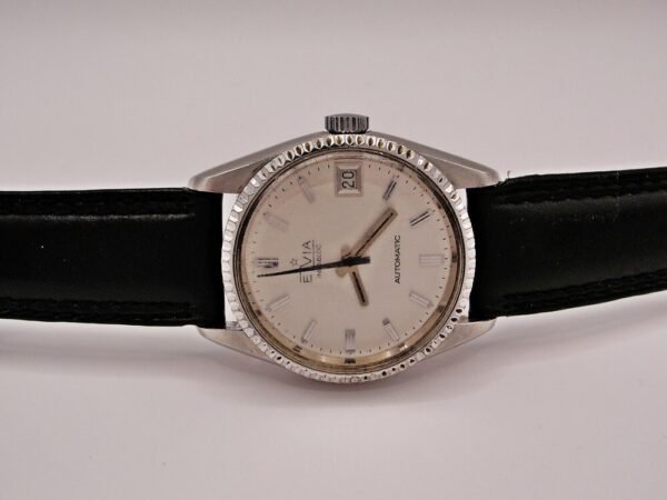 Very nice Unisex Elvia automatic watch from the 1970s. - Image 14