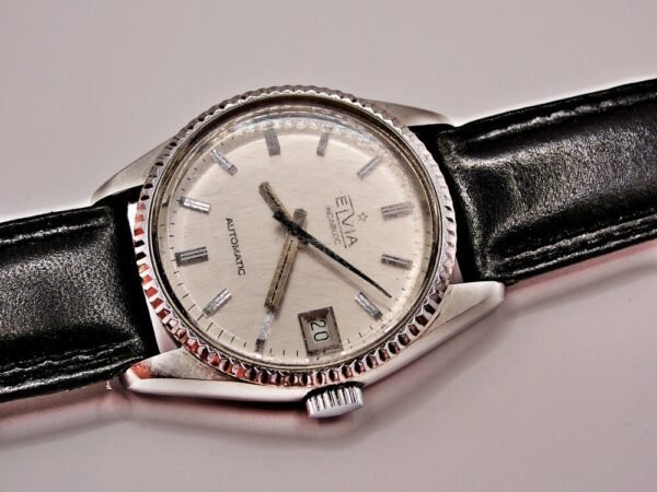 Very nice Unisex Elvia automatic watch from the 1970s. - Image 15