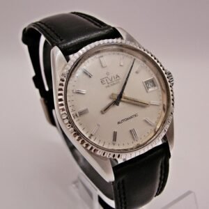 Very nice Unisex Elvia automatic watch from the 1970s.