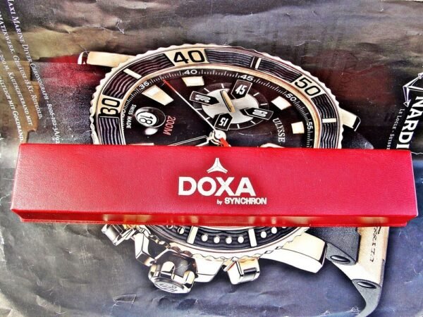 Beautiful 14K gold colored women's Doxa automatic watch with box from the 1970s - Image 4