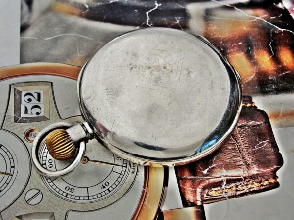 Beautiful double-lid silver Invar watch from the early 1900s - Image 13