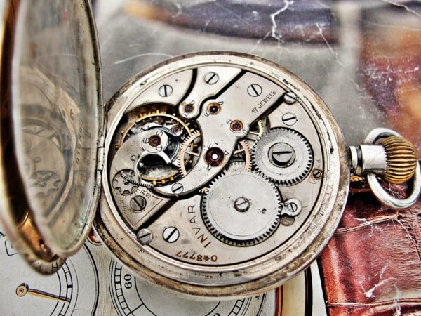 Beautiful double-lid silver Invar watch from the early 1900s - Image 14