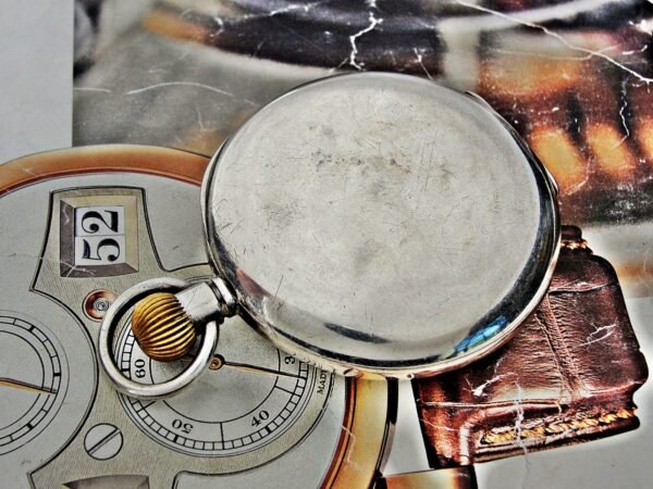 Beautiful double-lid silver Invar watch from the early 1900s - Image 19