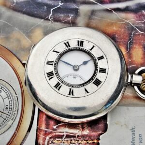 Beautiful double-lid silver Invar watch from the early 1900s