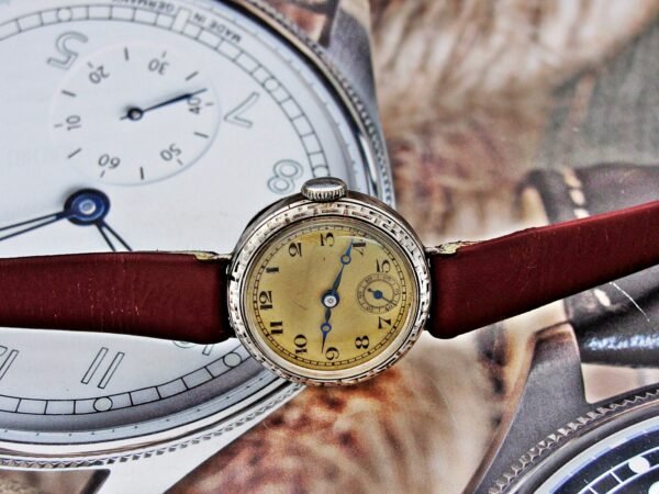 Beautiful women's Optima Swiss silver watch from the early 1900s - Image 17