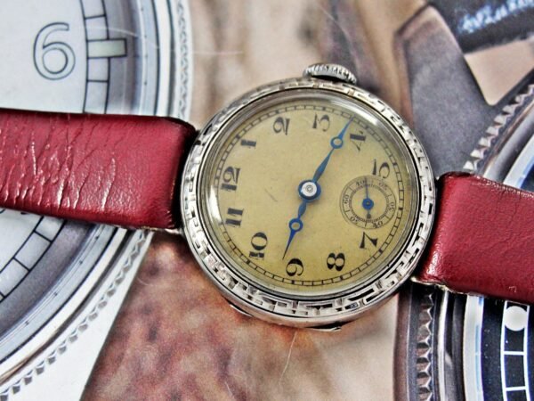 Beautiful women's Optima Swiss silver watch from the early 1900s - Image 20