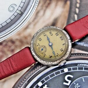 Beautiful women's Optima Swiss silver watch from the early 1900s
