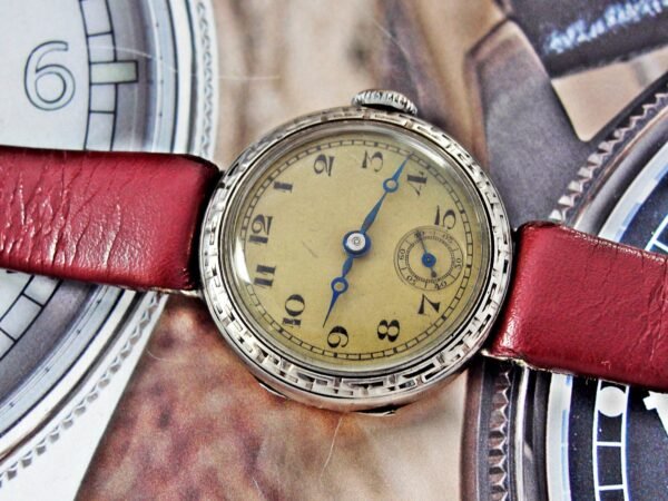 Beautiful women's Optima Swiss silver watch from the early 1900s - Image 5